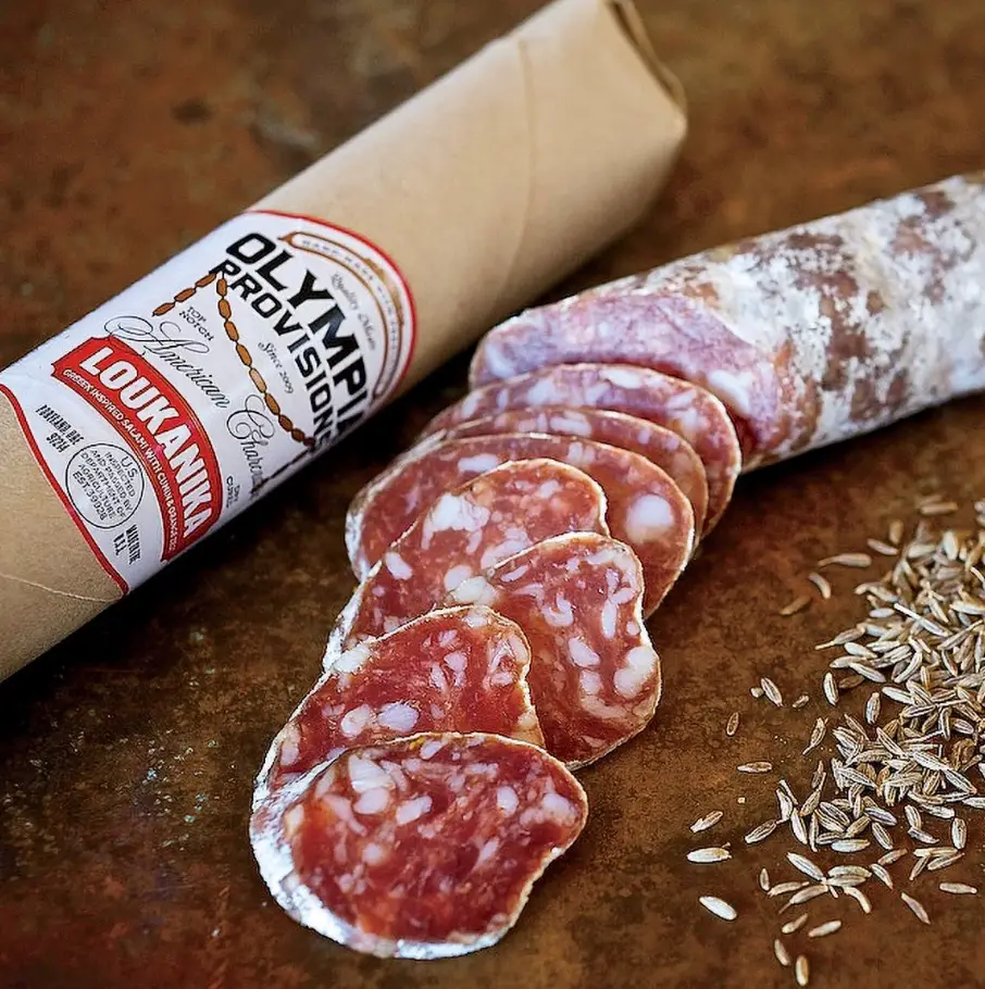 Olympia Provisions Salami used for Charcuterie Boards